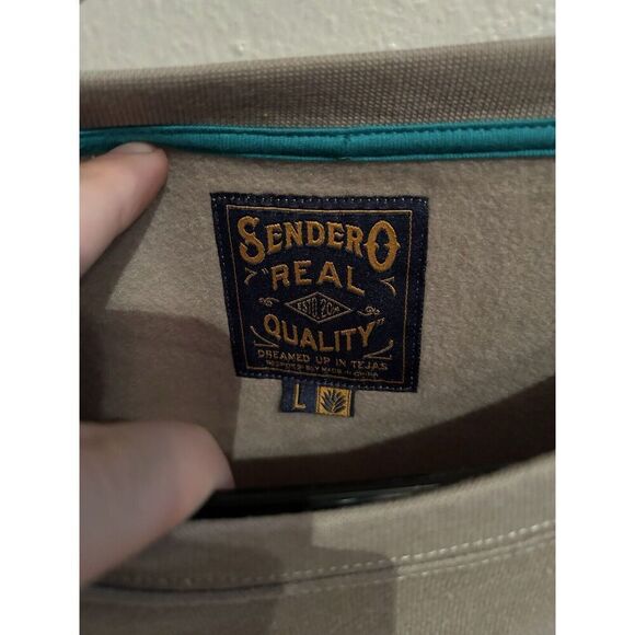 Leroy Brown Men's Crewneck Sweater - Gray - Picture 6 of 7